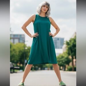 Karla Colletto  Green Swim Cover Up Dress